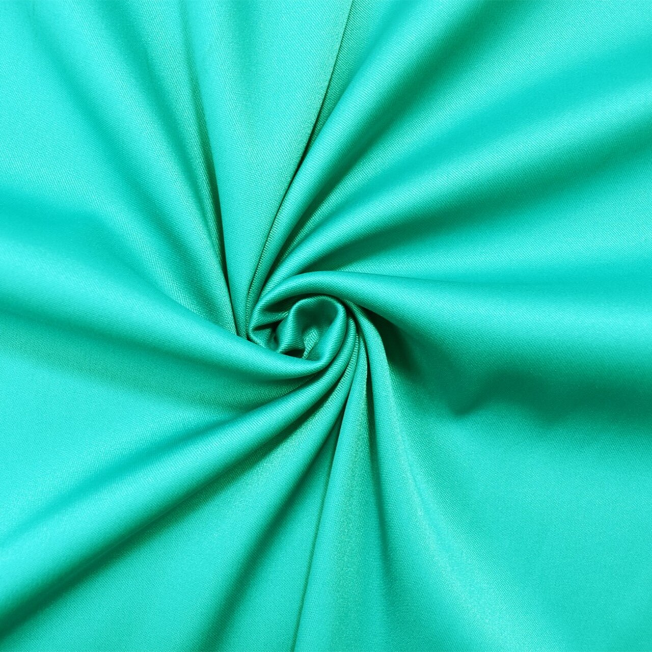 Green Poly Stretch Spandex Lamour Solid Satin Woven Fabric By the Yard